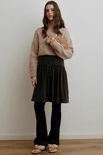 Light Luxury Wool Jacquard Sweater