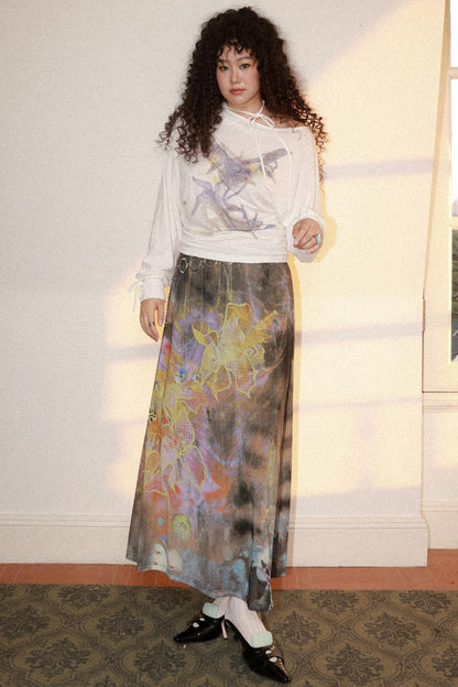 Dawn Dance Mesh Skirt