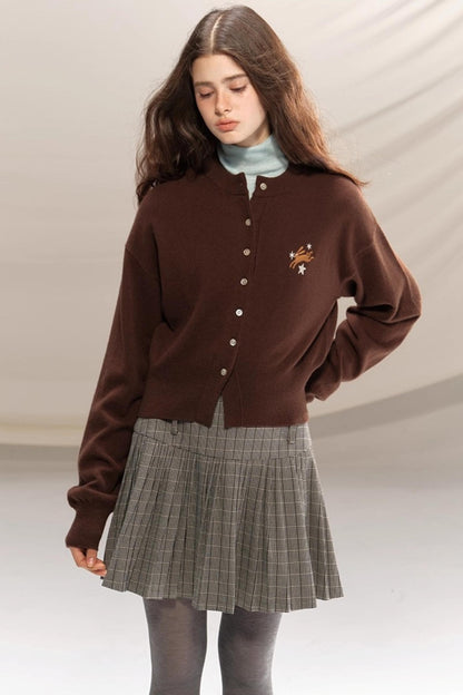 Gray Beaded Academy Jacket Set-Up