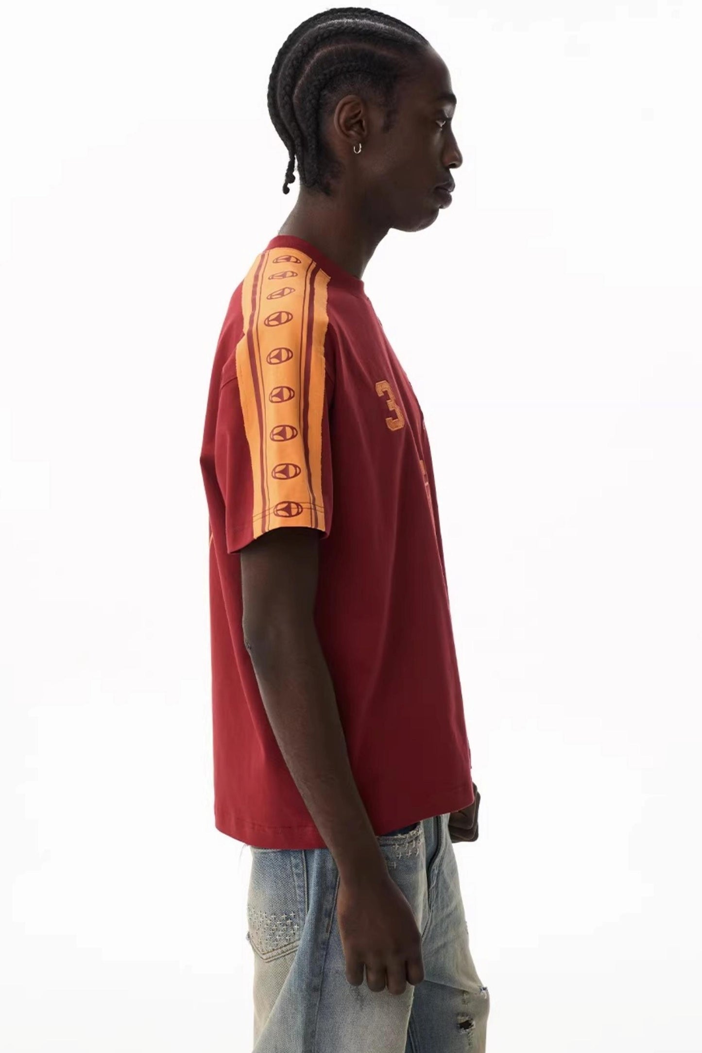 Retro Contrasting Sports Top