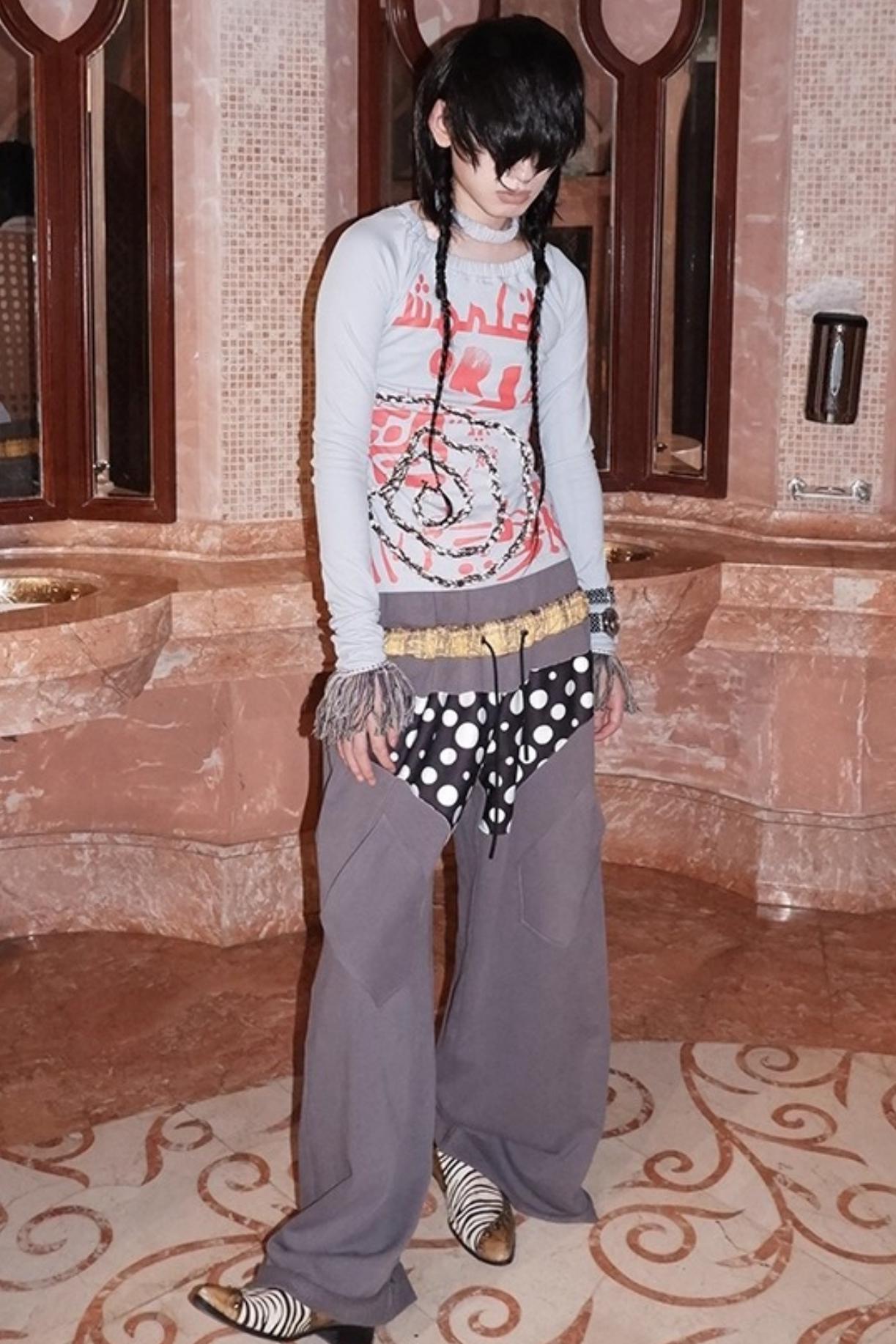 Swimming World Asymmetrical Long Sleeves Top