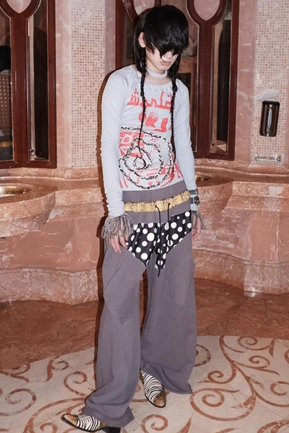 Swimming World Asymmetrical Long Sleeves Top