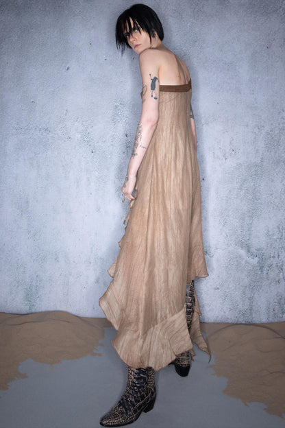 Nomad Ruffled Asymmetry Dress