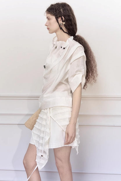 Yuan Beaded Summer Top