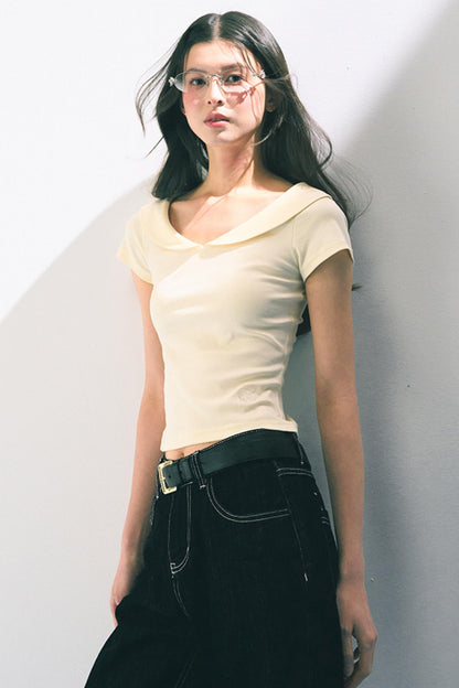 Minimalist Knit Slim Fit Top