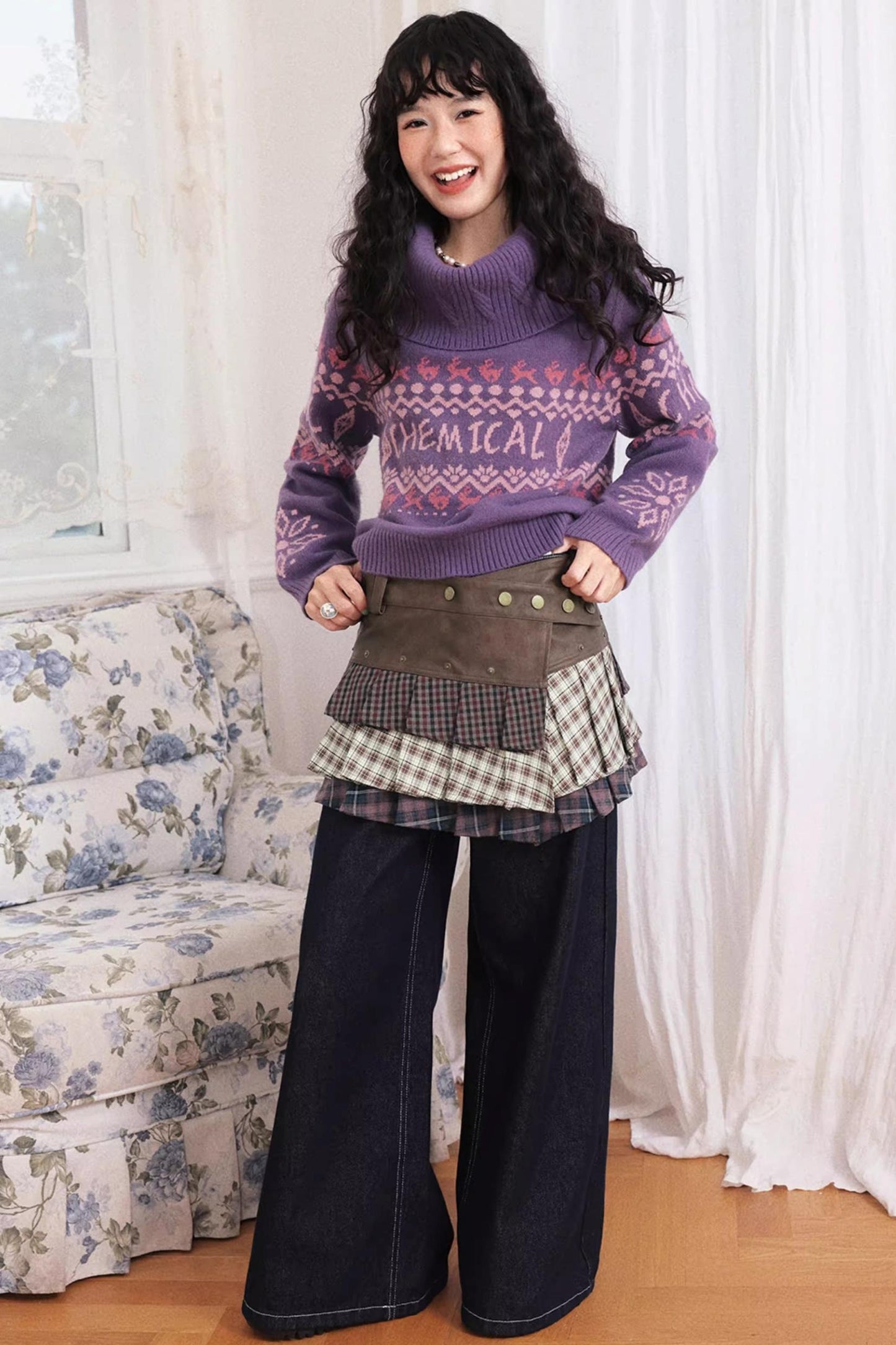 Original Vintage Wide Denim Pants