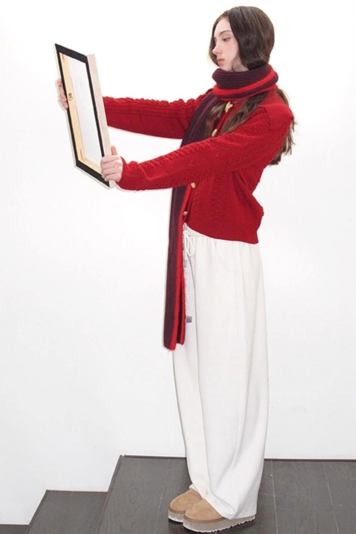 Fleece Mist Knit Pants