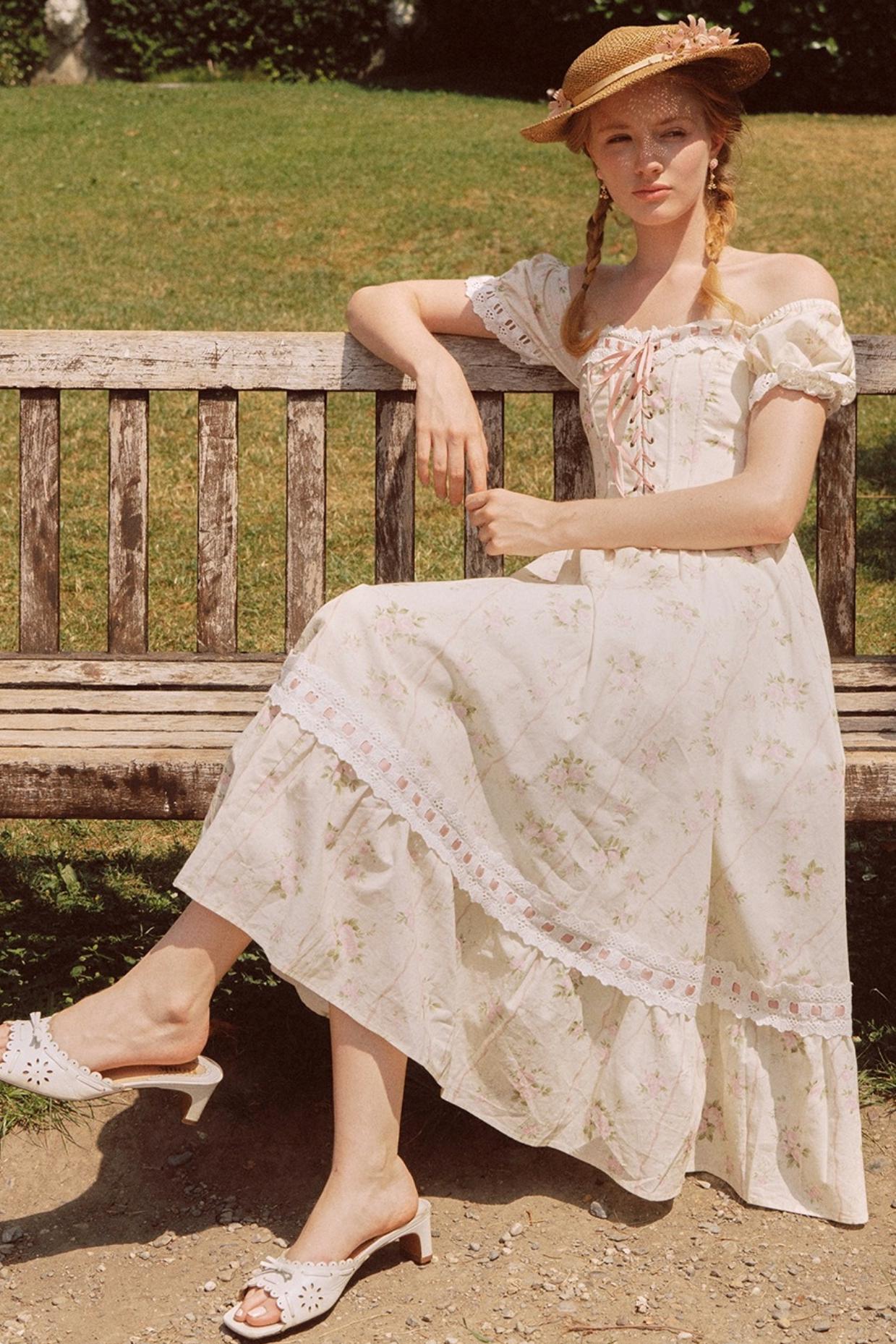 Herringbone Corset Dress