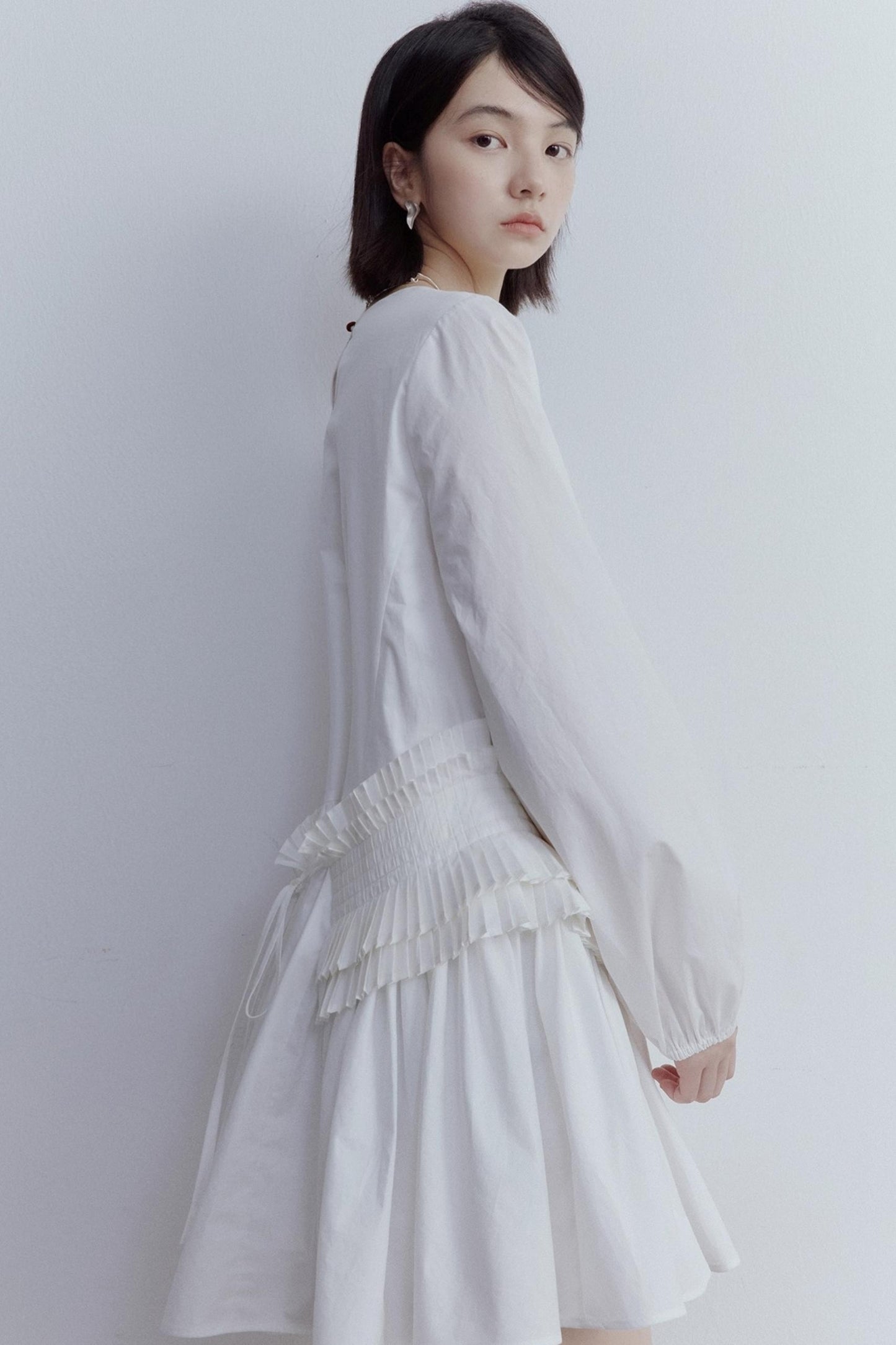 Pleated Large Swing Doll Dress