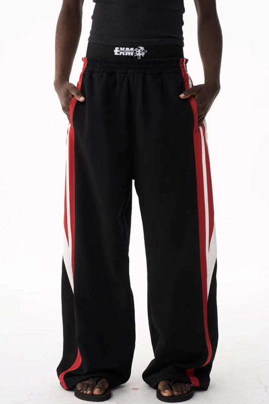 Double Waist Printed Sweatpants