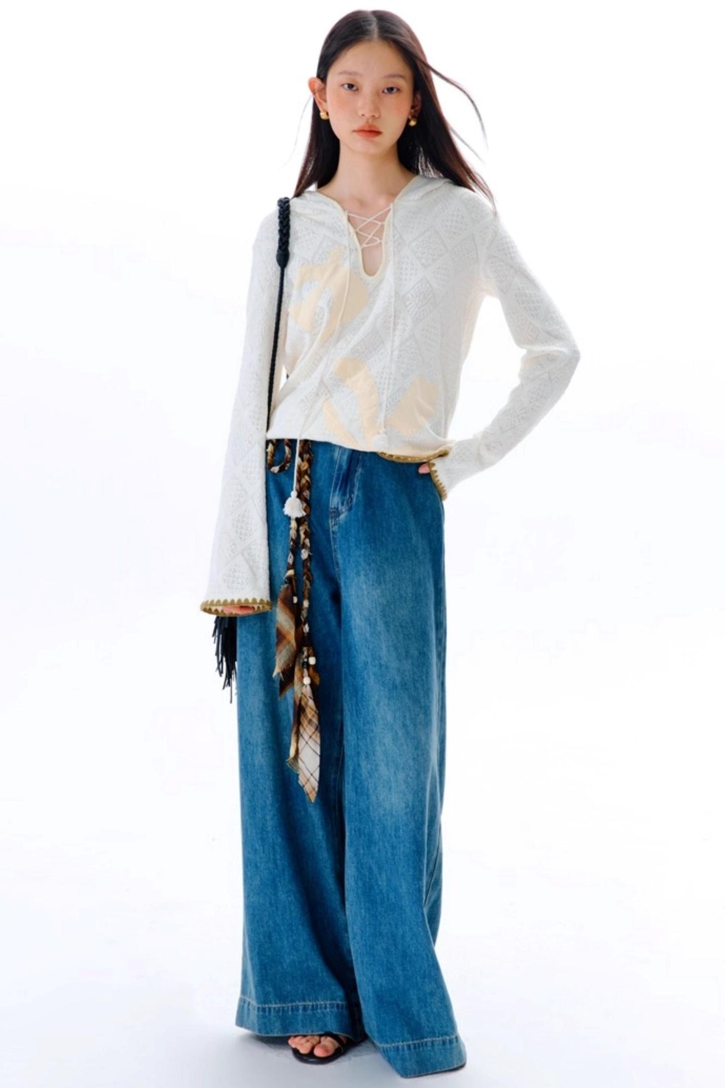 Wilderness Floral Knitted Long Sleeve T-shirt