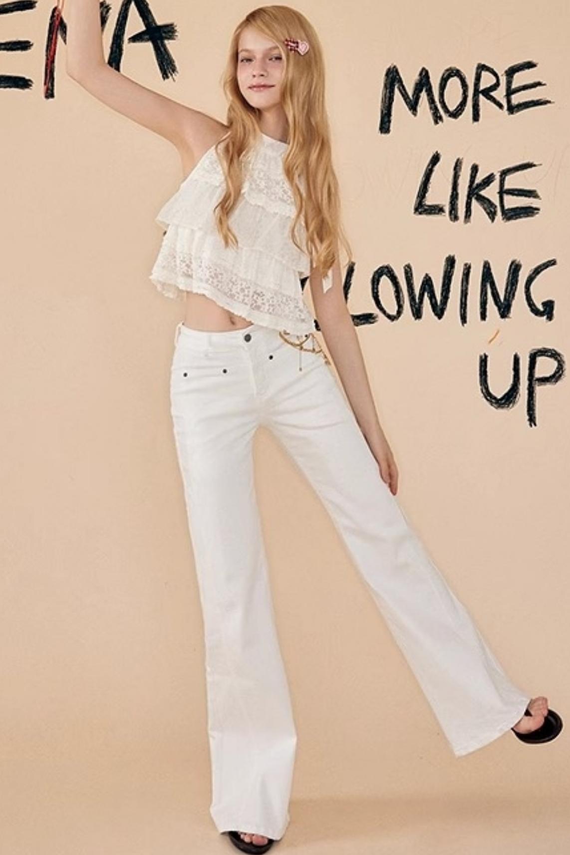 Vintage White Slim Jeans