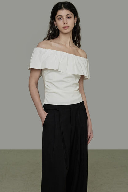 Modern Off-Shoulder T-Shirt