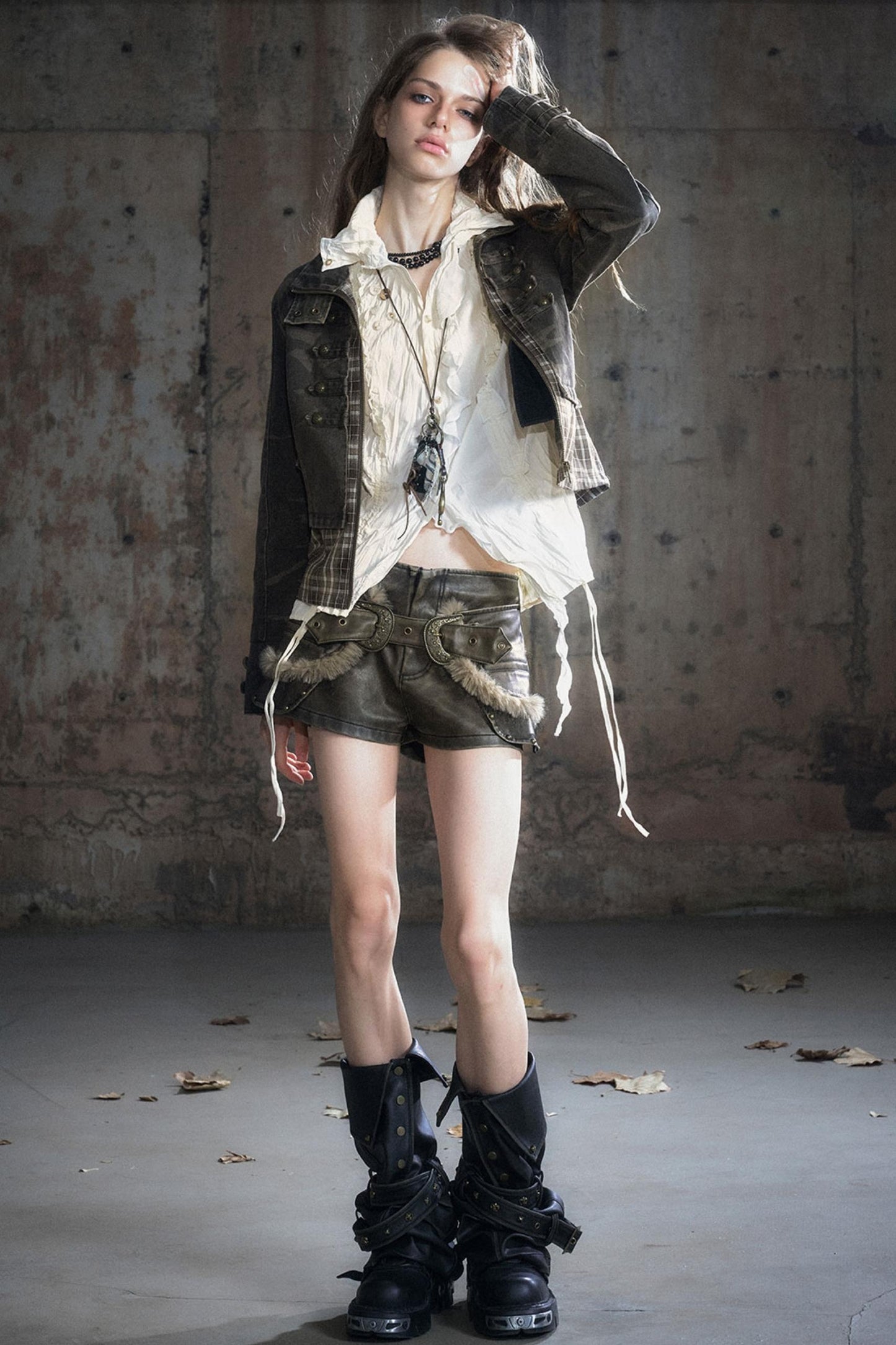 Polished Leather Boot Cover