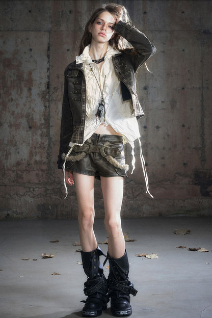 Polished Leather Boot Cover