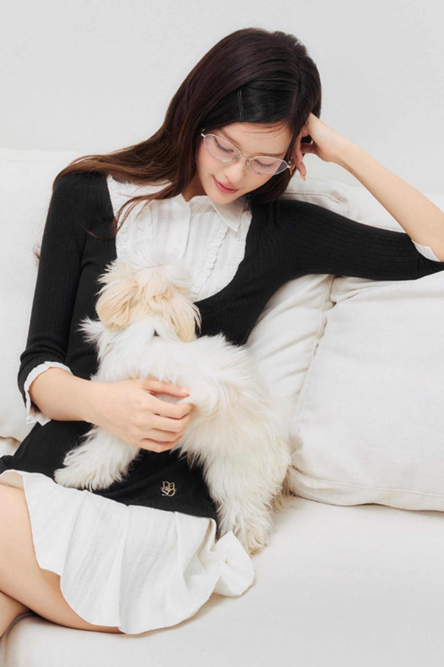 Summer Lace Pleated Dress