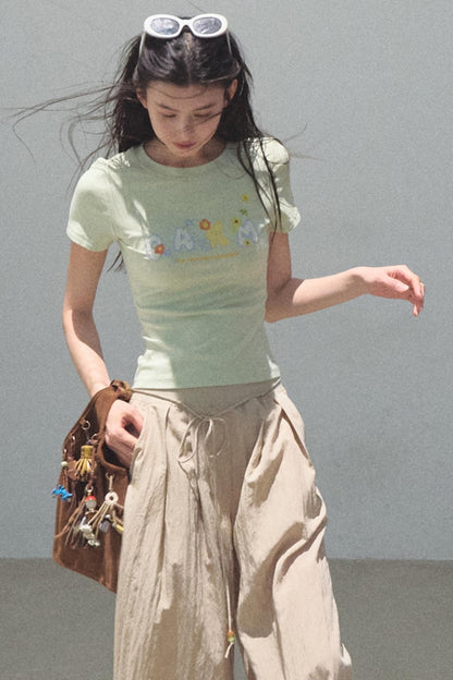 Skin-Friendly Crewneck T-Shirt