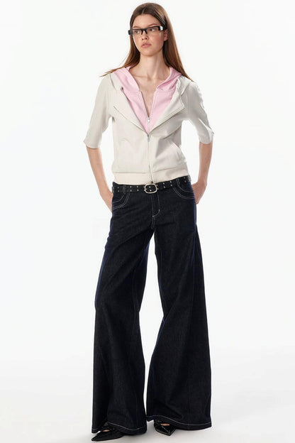 Retro Loose Denim Pants