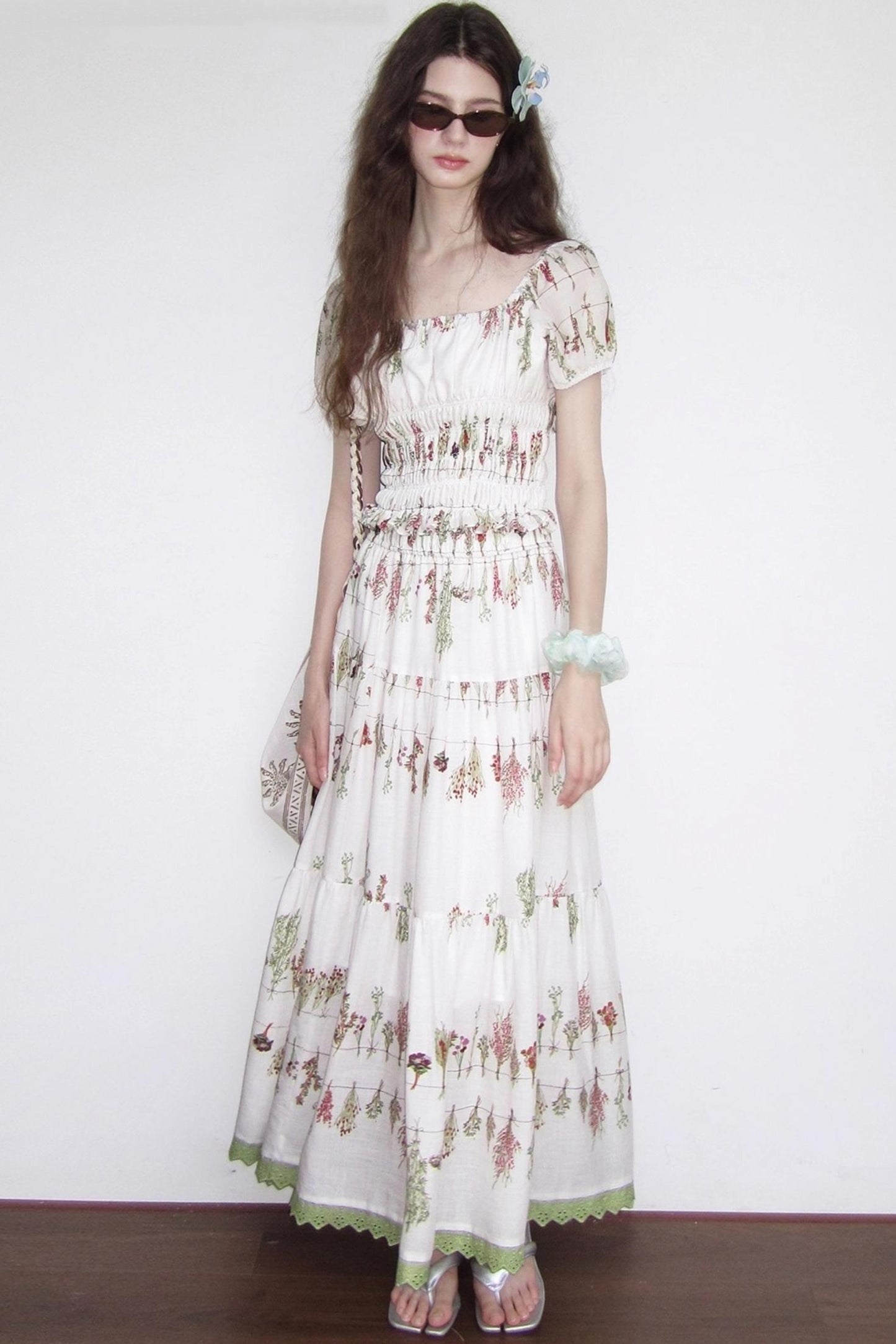 Botanical Linen Skirt Set-Up