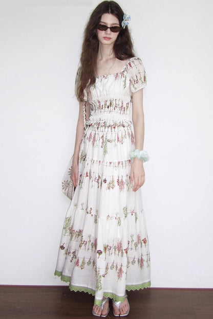 Botanical Linen Skirt Set-Up