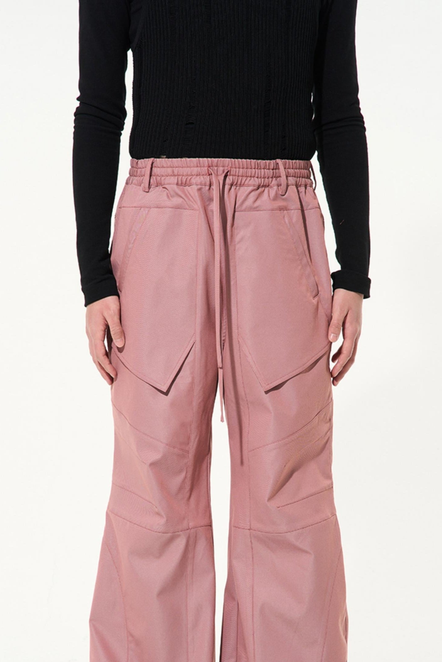 Chic Cropped Twill Pants