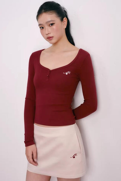 Spring in Seoul V-Neck Top