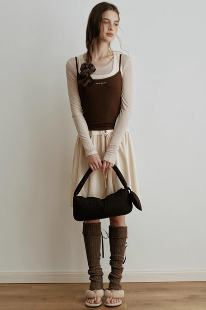 Chenille Lace-Up Sock Covers