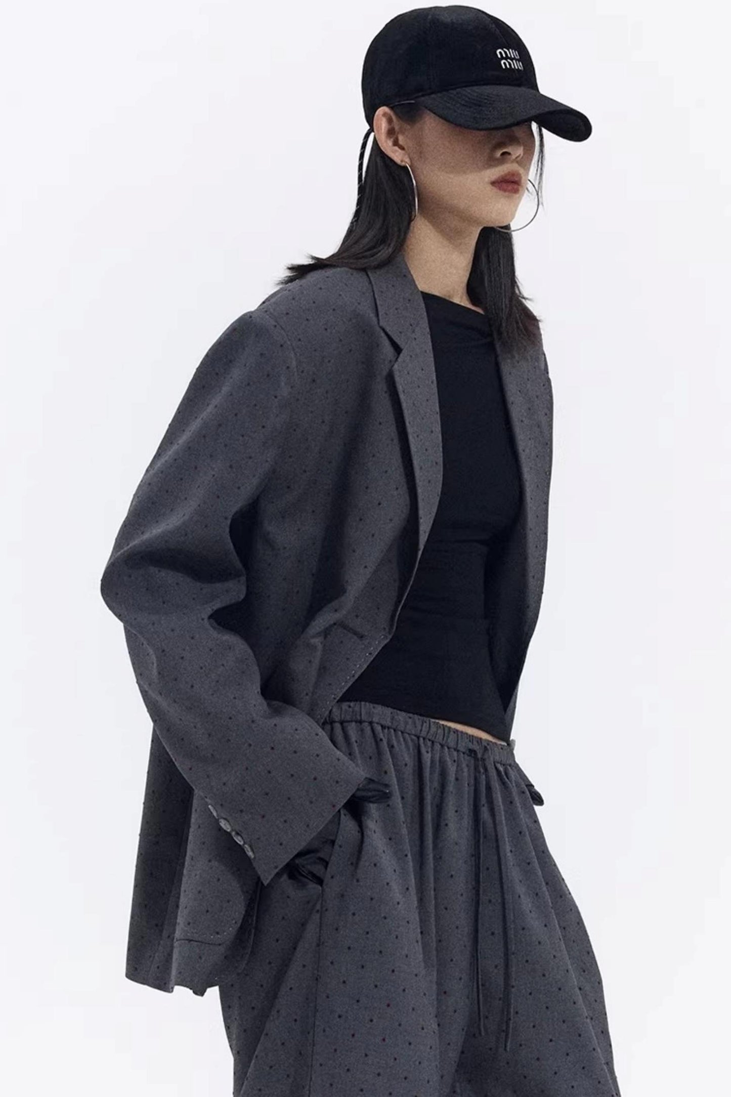 Retro Polka Dot Winter Jacket