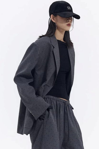 Retro Polka Dot Winter Jacket