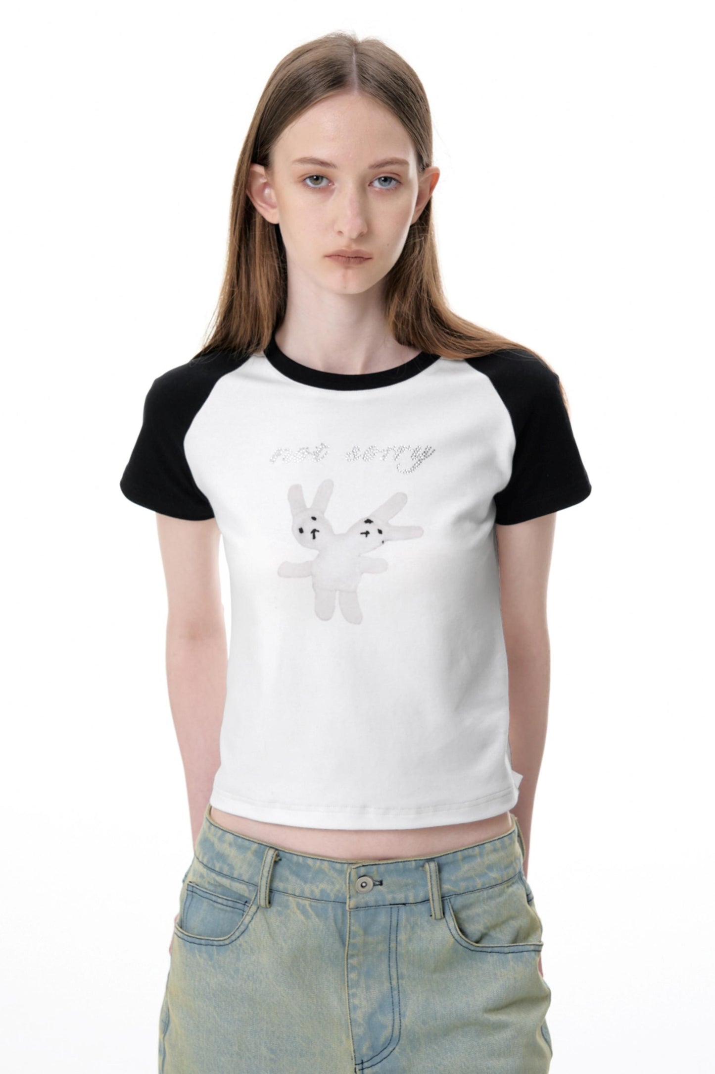 Bunny Rhinestone Tee