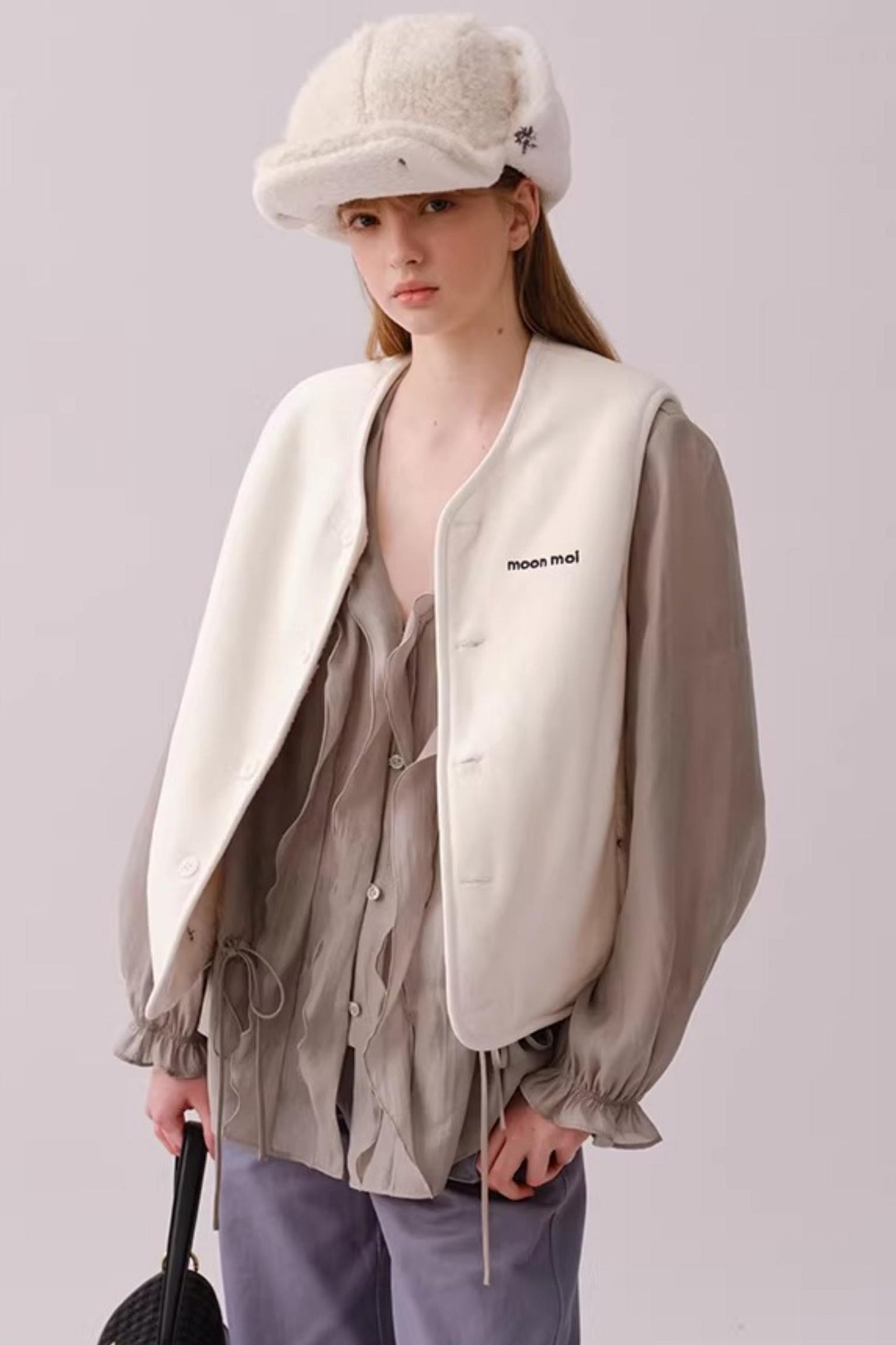 Reversible Plush Lei Feng Hat