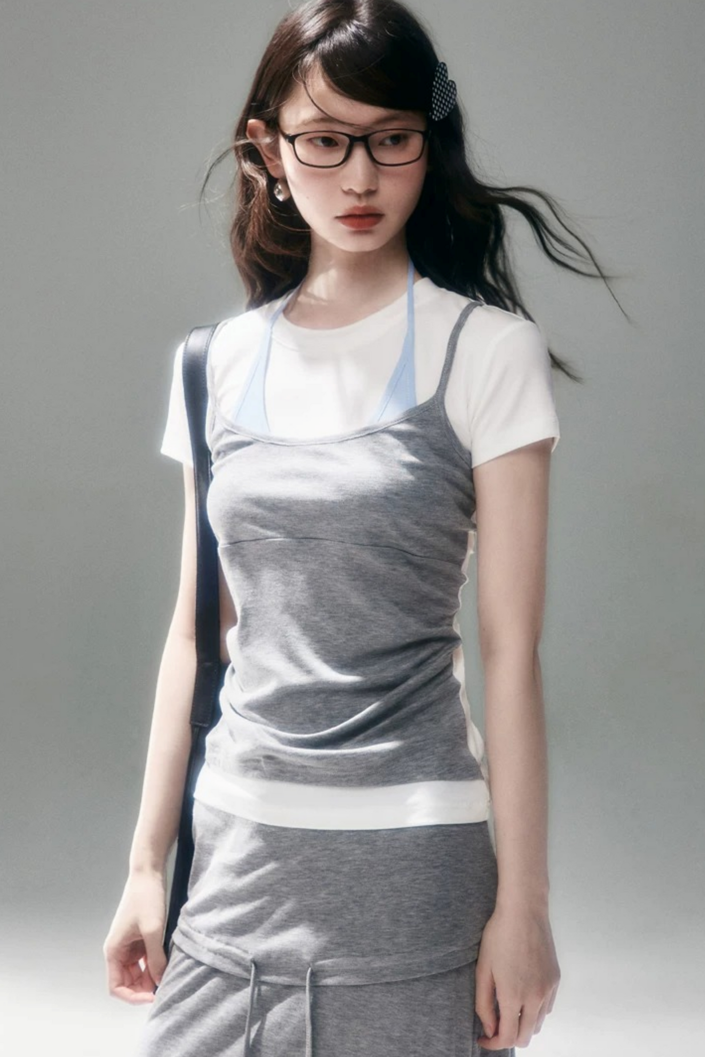 텐셀 레이어드 캐미솔 셋업
