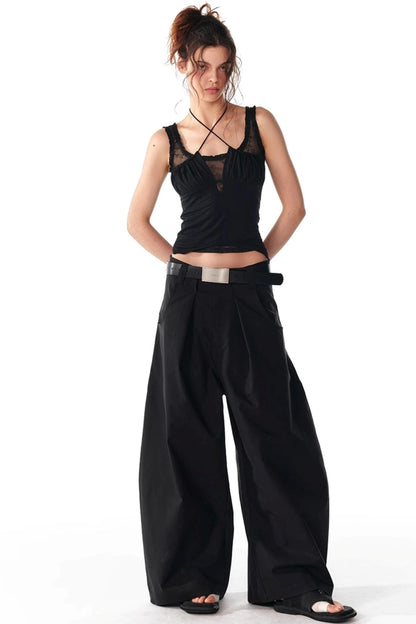 Lace-Trimmed Slim Fit Camisole