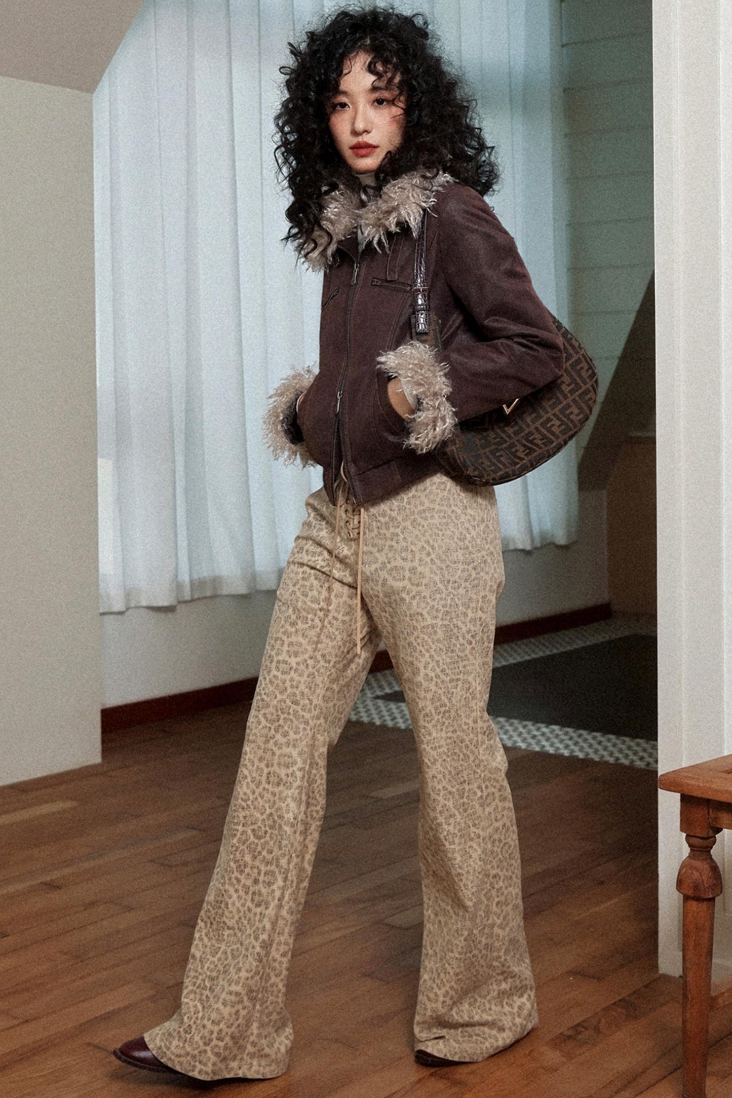 Gentle Corduroy Flared Pants