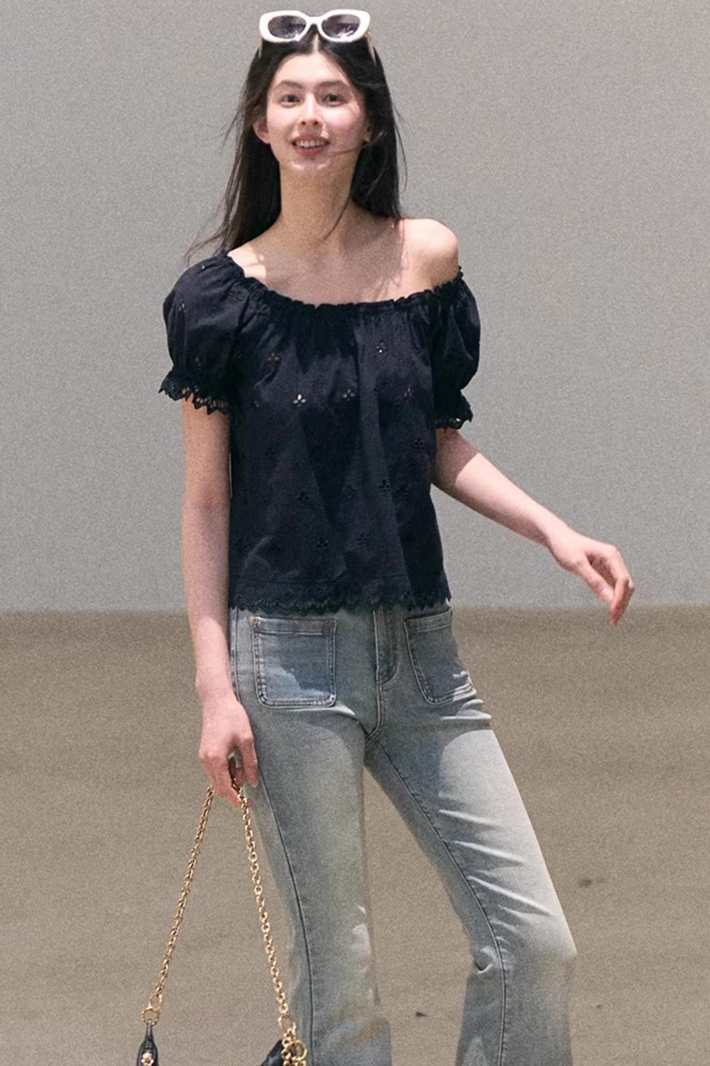 Pure Cotton Embroidered Doll Blouse