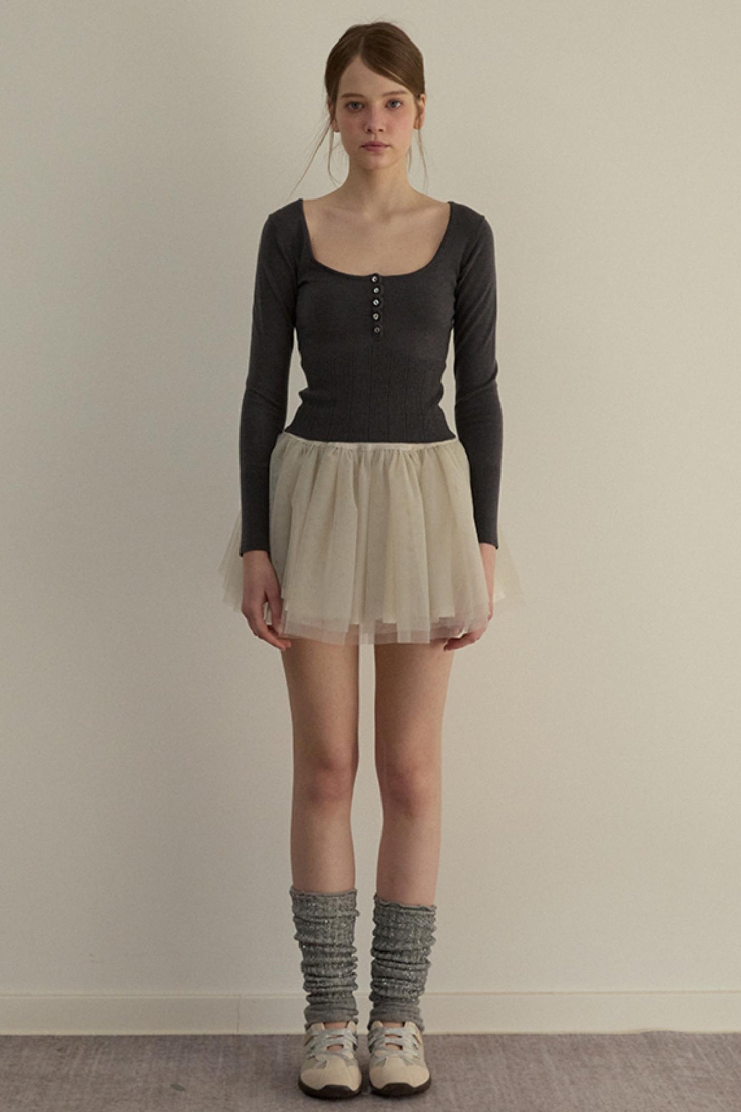 Romantic Knit Pants Set-Up