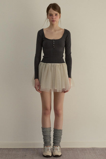 Romantic Knit Pants Set-Up