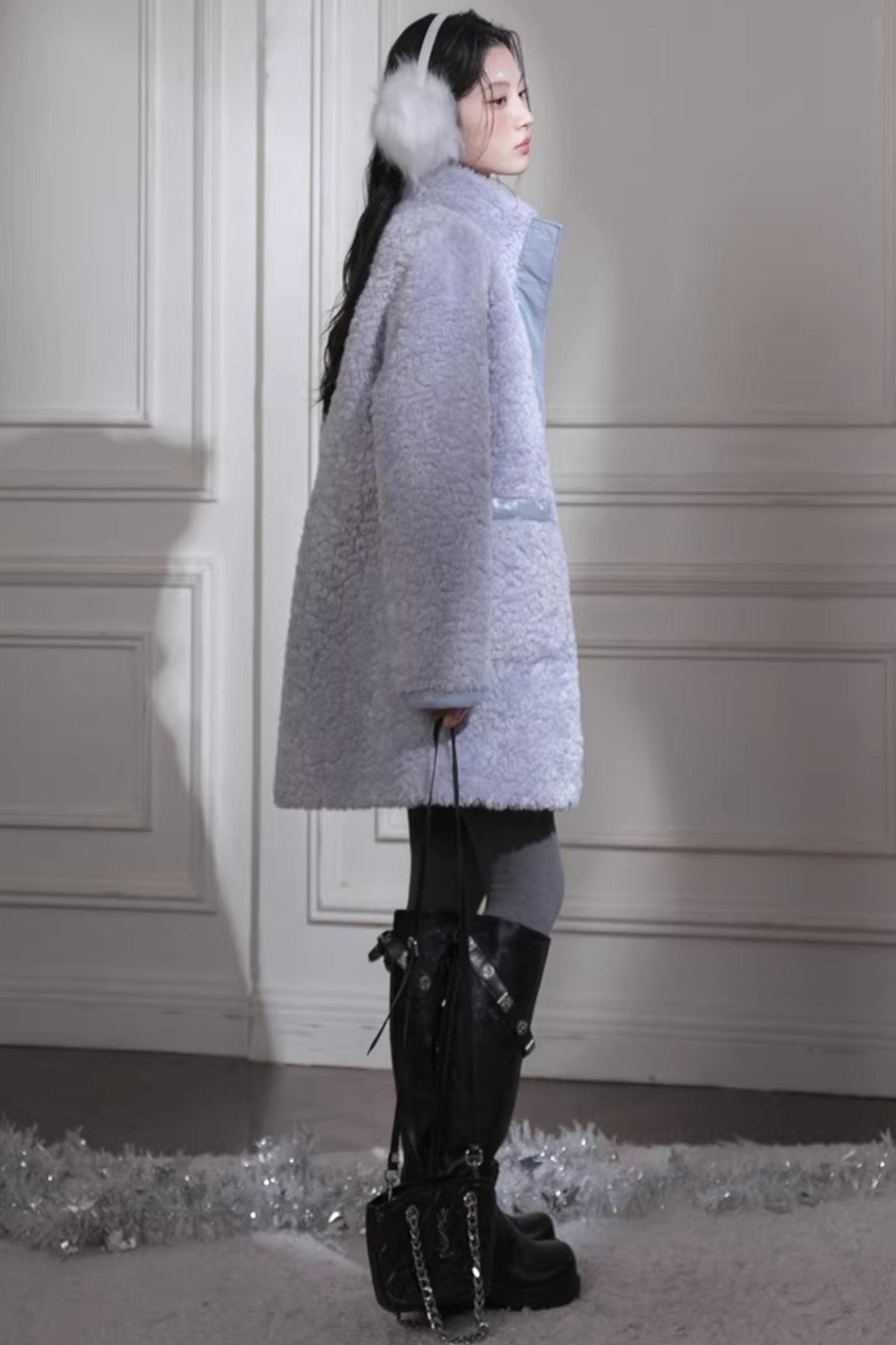 Reversible Misty Faux Fur Coat