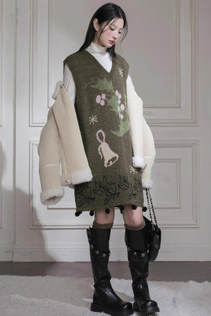 Pine Needle Knit Dress