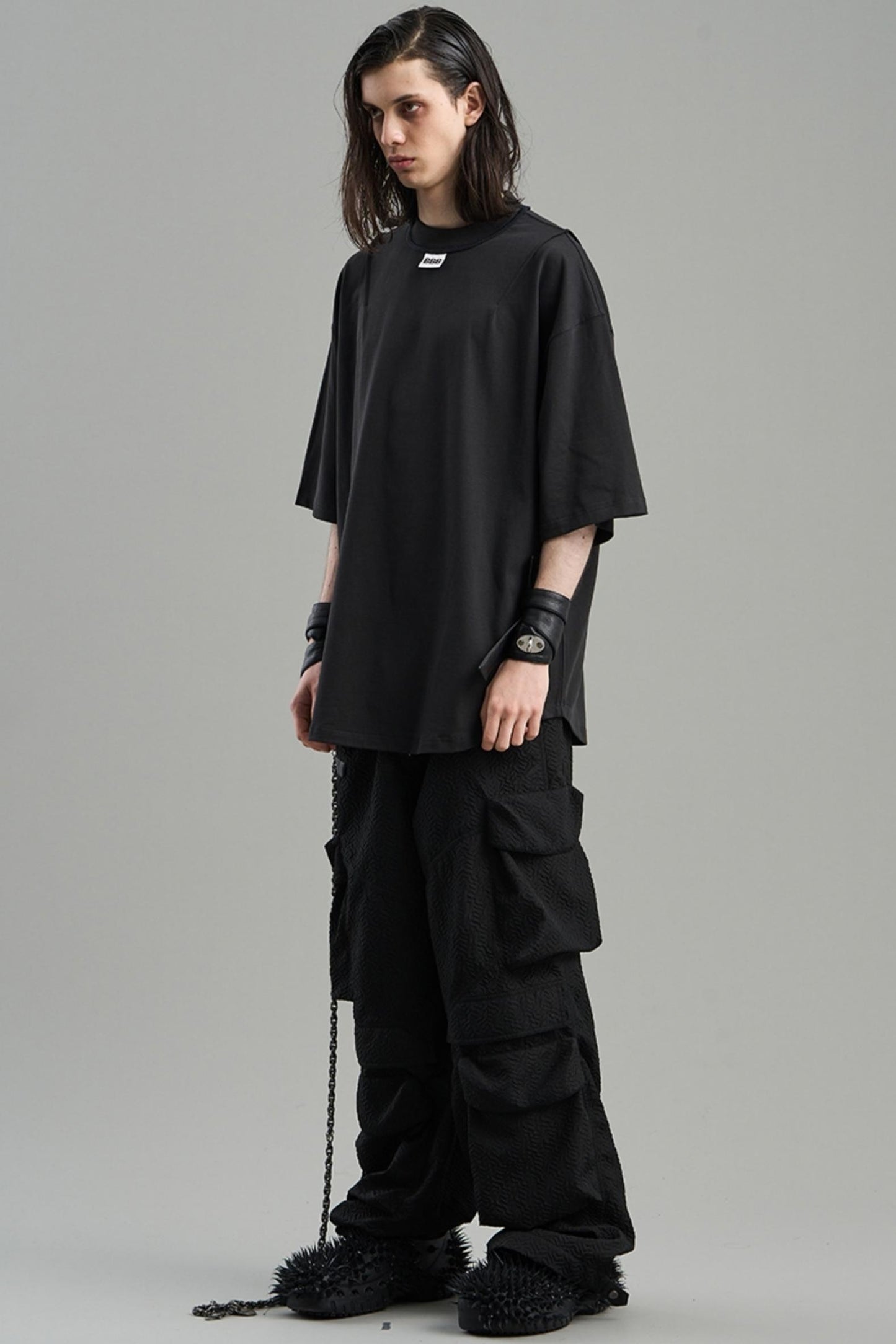 Textured Pocket Work Pants