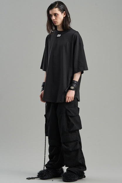 Textured Pocket Work Pants