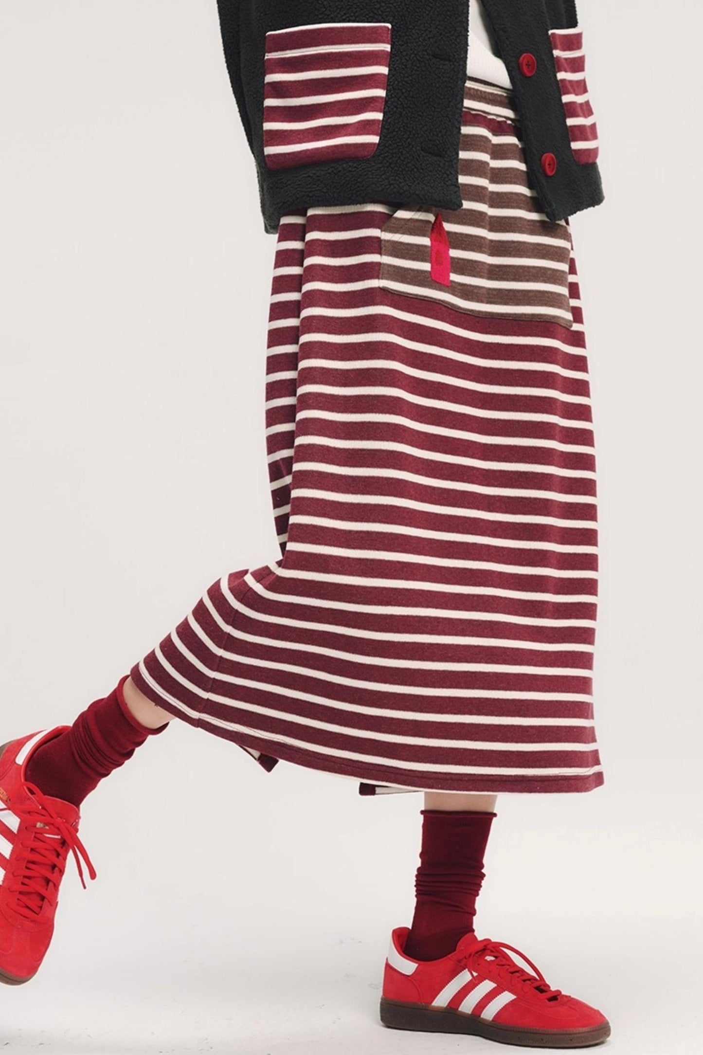 Colorful 3D Embroidery Skirt