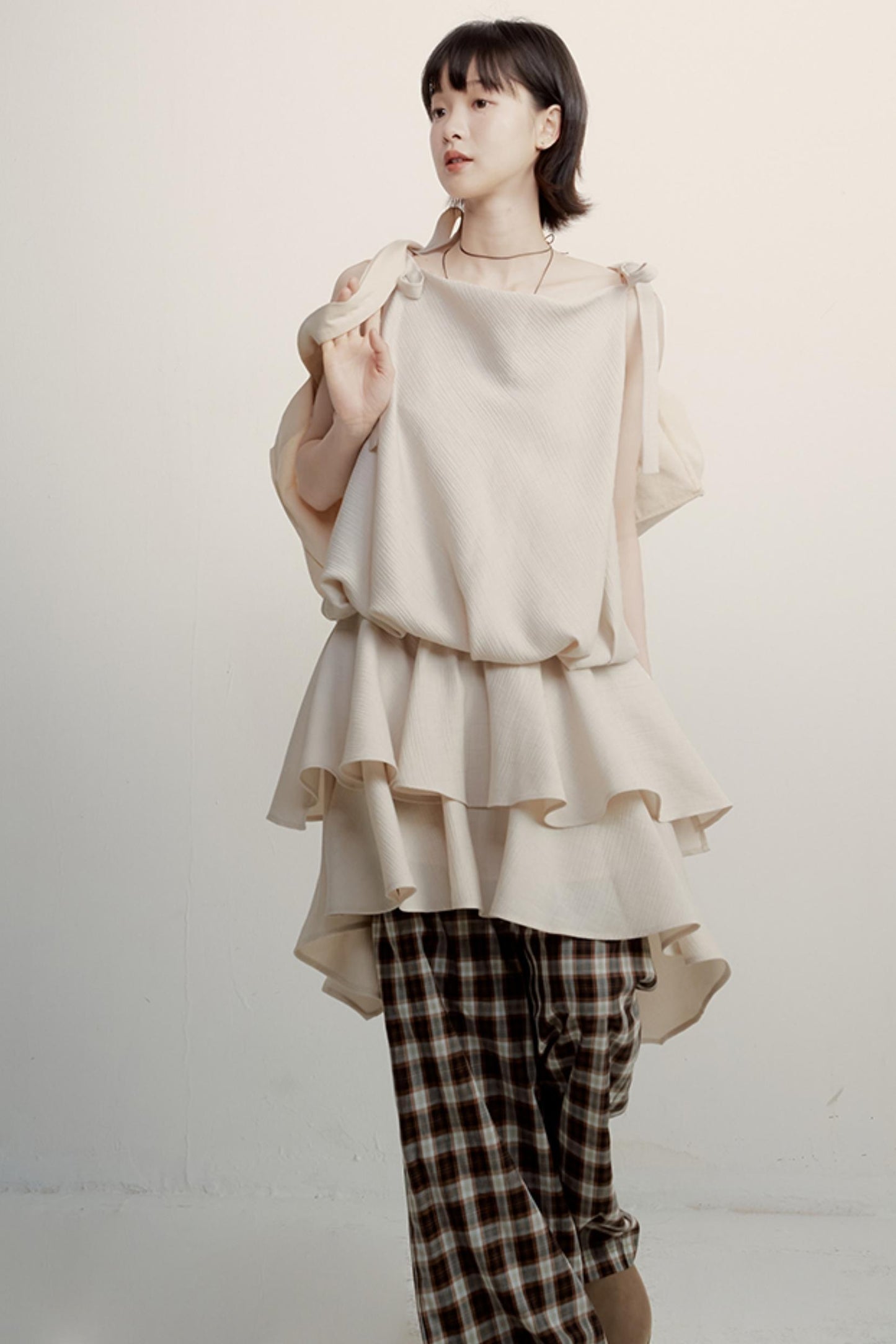 Tramp Geometric Slouchy Pants