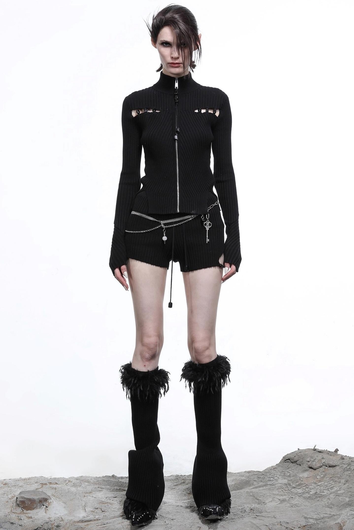 Heart Beaded Sweater Cardigan