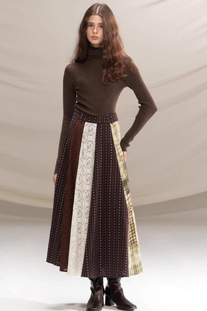 Seamless Wool Turtleneck Sweater