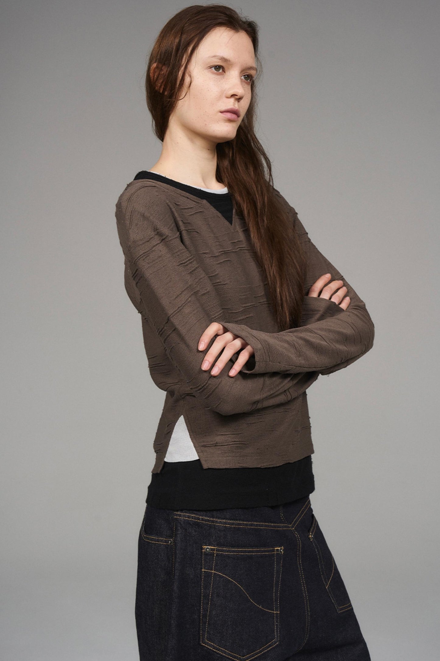 Multi-layer Skin Fit T-Shirt