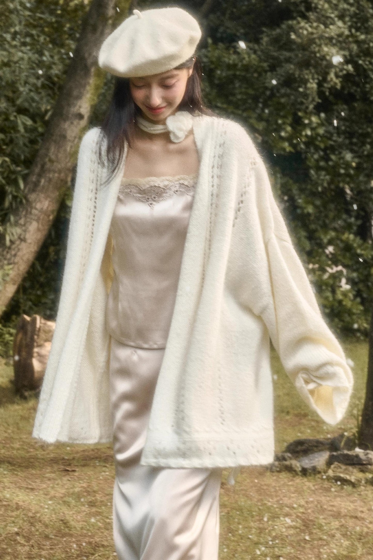 Comfortable Baby Powder Top & Skirt Set-Up