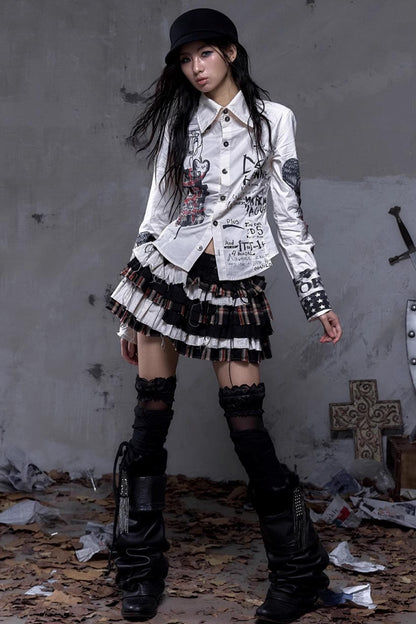 Vintage Rebel Slim Fit Long Sleeve Shirt