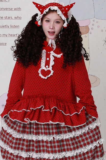 Christmas Girl Fleece Top