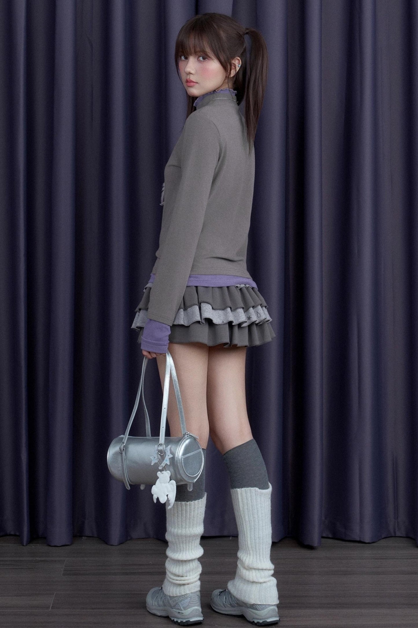 Fighting Spirit High-Neck Base T-Shirt